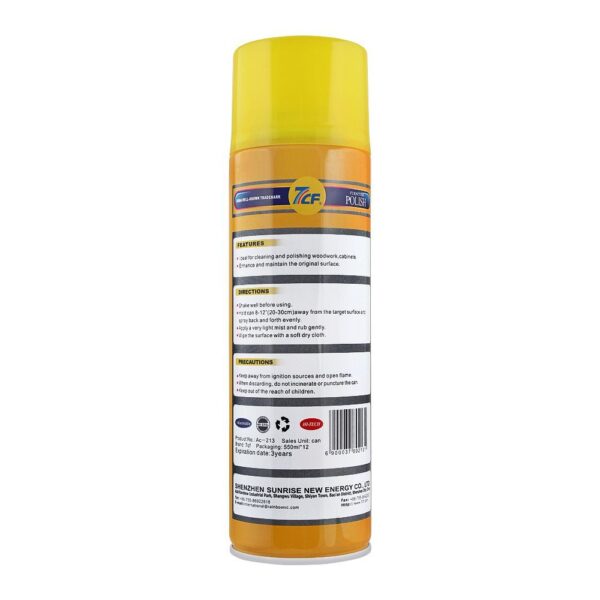 7Cf Furniture Spray Shine Polish - 550Ml - Image 3