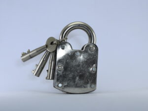 Muhafiz Double Plate iron Pad Lock 5cm with Three keys