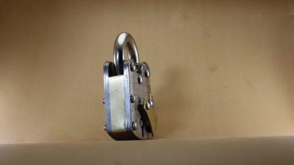 Muhafiz Triple Plate Brass Pad Lock 5cm with Three keys