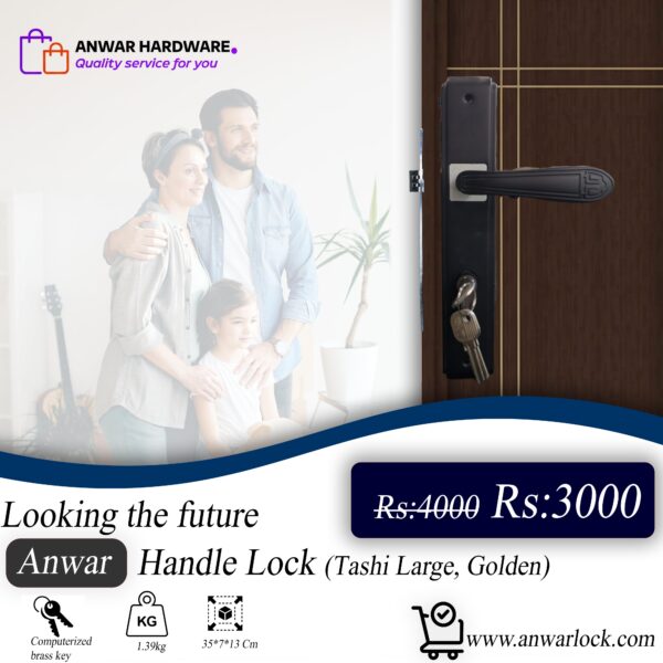 TASHI 4012_Large Handle Door Lock - Image 2